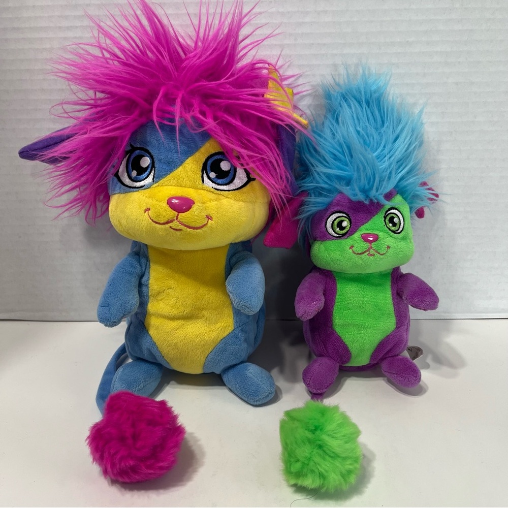 POPPLES plush talking Lulu and Yikes stuffed animal doll toys